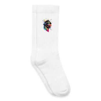 Drache Fabelwesen Dragon Liebhaber Feuer Drachen - Kinder Tennissocken - Weiß - Rechts