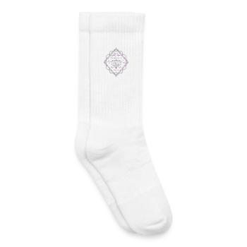 Look vintage anniversaire 1965 - Chaussettes de tennis bio enfant - blanc - Droite