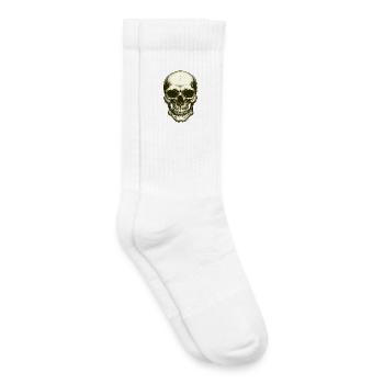Schädel Schädel - Kinder Tennissocken - Weiß - Rechts