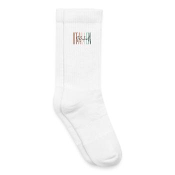 Italien Urlaub Mailand Städtereise Geschenk - Kinder Tennissocken - Weiß - Rechts