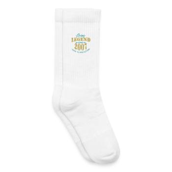 Birthday Legend 2007 Perfection - Kids Tennis Socks - white - Right