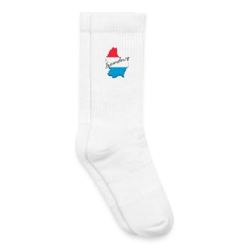 Flag of Luxembourg, Luxembourg pride - Kids Tennis Socks - white - Right