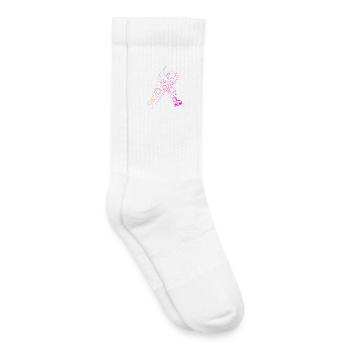 Joueur de hockey sur glace - Chaussettes de tennis bio enfant - blanc - Droite