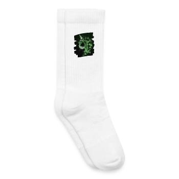 St Patrick's Day Cat - Kids Tennis Socks - white - Right