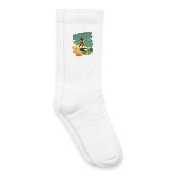 Surfer - Kinder Tennissocken - Weiß - Rechts