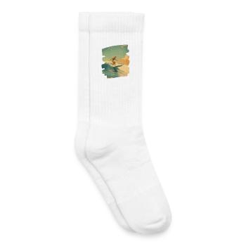 Surfer - Kinder Tennissocken - Weiß - Rechts