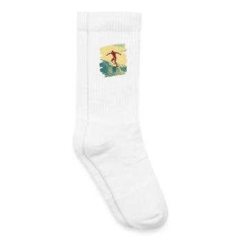 Surfer - Kinder Tennissocken - Weiß - Rechts