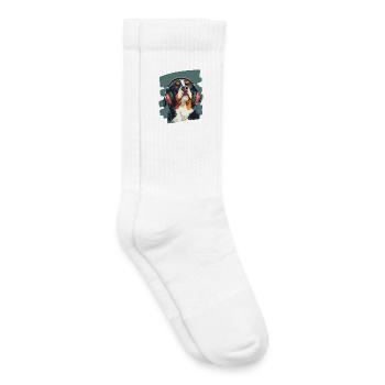 Entlebucher Mountain Dog - Kids Tennis Socks - white - Right