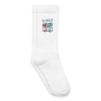 No Planet B – Fight for the Future - Kids Tennis Socks - white - Right