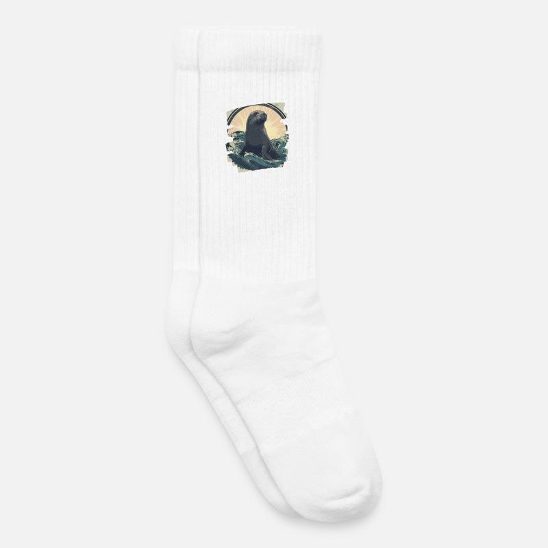 Robbe - Kinder Tennissocken - Weiß