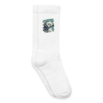 Polar bear - Kids Tennis Socks - white - Right