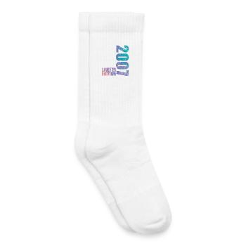 Limited Edition 2007 18. Geburtstag Geschenk - Kinder Tennissocken - Weiß - Rechts