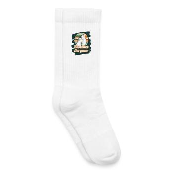 Härzbluetaargauer Aargauer und weisse Socken - Kinder Tennissocken - Weiß - Rechts
