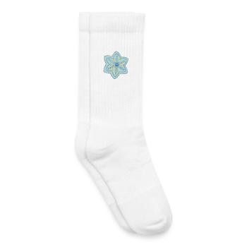 Winterstern - Kinder Tennissocken - Weiß - Rechts
