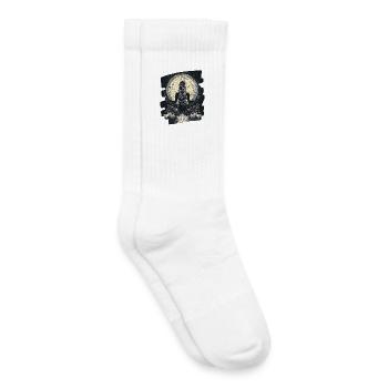 Yoga Namaste Meditation - Kinder Tennissocken - Weiß - Rechts