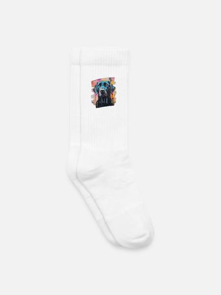 Labrador - Kinder Tennissocken - Weiß