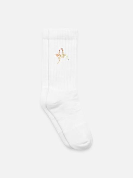 Breakdancer Vintage Look - Kinder Tennissocken - Weiß