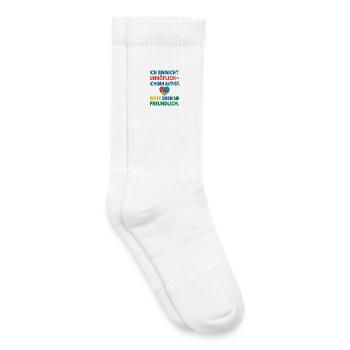 Ich bin nicht unhöflich ich bin Autist Spruch - Kinder Tennissocken - Weiß - Rechts