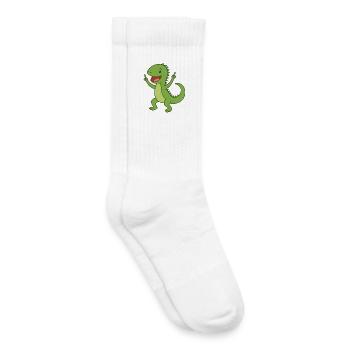 Party Iguana Baby - Kids Tennis Socks - white - Right