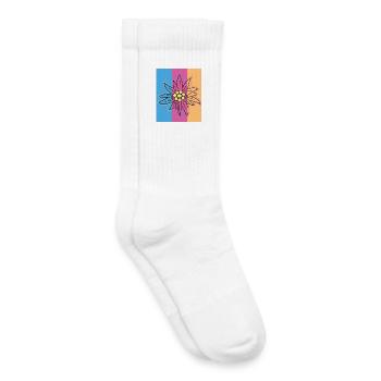 Edelweiß. - Kinder Tennissocken - Weiß - Rechts