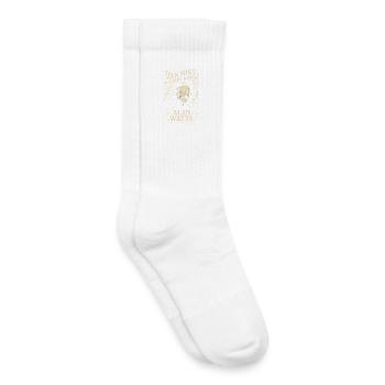 Zen Mind Western Words Art - Kids Tennis Socks - white - Right