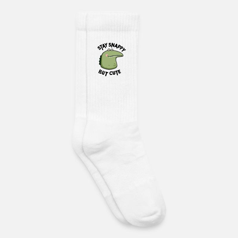 Snappy but cute - Kinder Tennissocken - Weiß