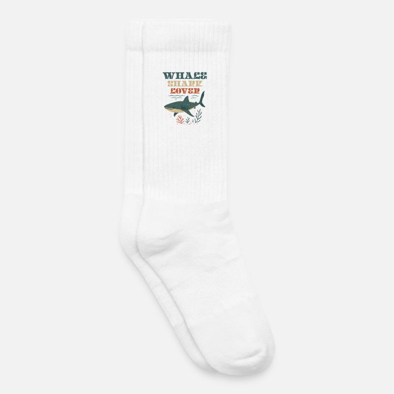 Whale Shark Lover - Kinder Tennissocken - Weiß