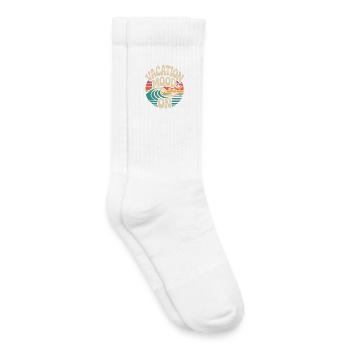Vacation Mood On Summer Festival Travel Club Vacation - Kids Tennis Socks - white - Right