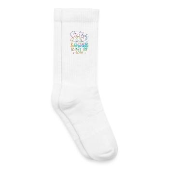 Sisters Trip 2026 Design - Kids Tennis Socks - white - Right