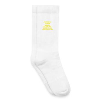 Don't Ask Me the Time I Don't Have Time - Hourglass - Kids Tennis Socks - white - Right