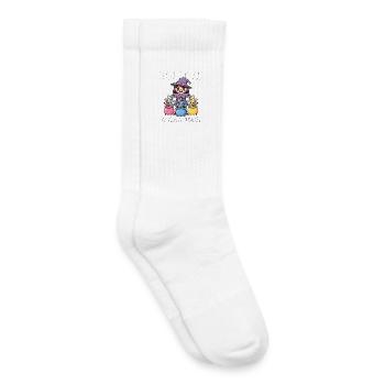 POTION COMMOTION - WITCH HALLOWEEN - Kids Tennis Socks - white - Right