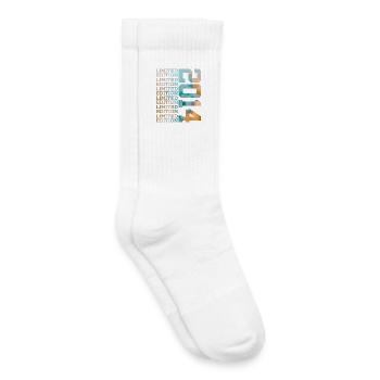 LIMITED EDITION 2014 12 JAHRE 12. GEBURTSTAG - Kinder Tennissocken - Weiß - Rechts