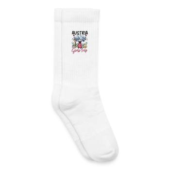 Austria Girls Trip - Kids Tennis Socks - white - Right