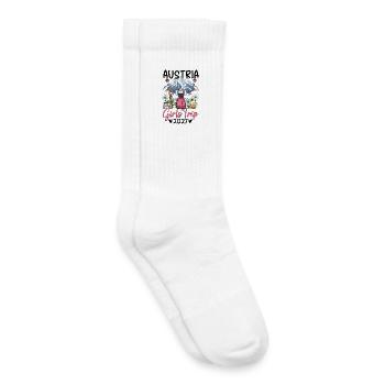 Voyage entre filles en Autriche 2027 - Chaussettes de tennis bio enfant - blanc - Droite