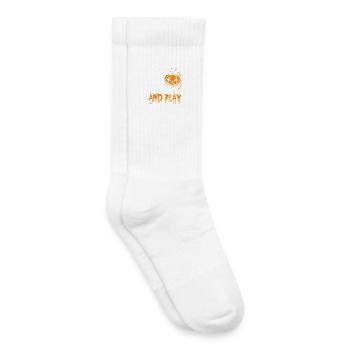 Halloween Costume - Come out and play - Gift - Kids Tennis Socks - white - Right