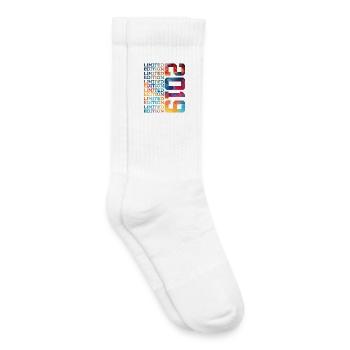 LIMITED EDITION 2019 7 JAHRE 7. GEBURTSTAG - Kinder Tennissocken - Weiß - Rechts