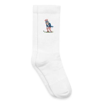 Golf Player Grandpa Independence Day 4th of July - Kinder Tennissocken - Weiß - Rechts