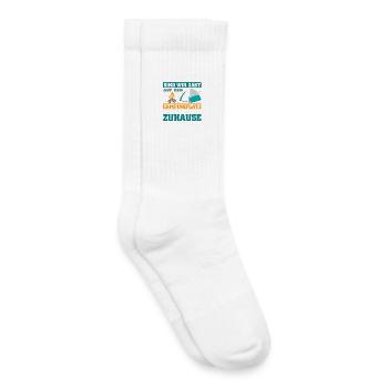 Camper Camping Caravane Dicton - Chaussettes de tennis bio enfant - blanc - Droite