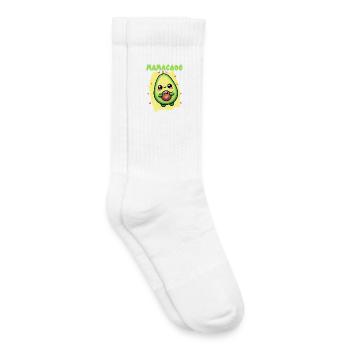 Mamacado Avocado Liebhaberin Muttertag - Kinder Tennissocken - Weiß - Rechts