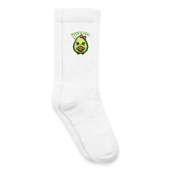 Mamacado Avocado Liebhaberin Muttertag - Kinder Tennissocken - Weiß - Rechts