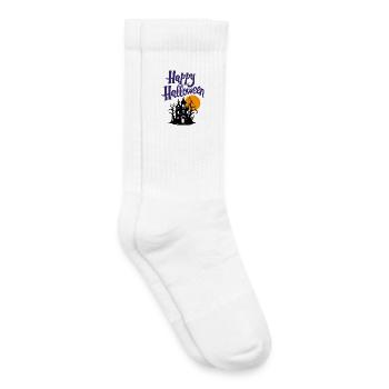Fröhliches Halloween - Kinder Tennissocken - Weiß - Rechts