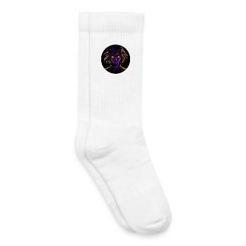 Mystische Heldinnenillustration - Kinder Tennissocken - Weiß - Rechts