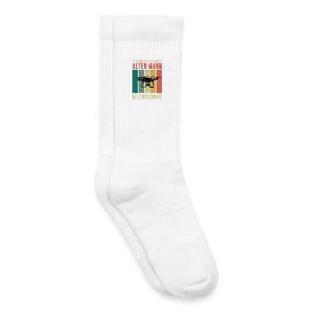 Drohnenpilot Zubehör Drohnen Pilot Drohne Geschenk - Kinder Tennissocken - Weiß - Rechts