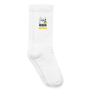 Halloween Chemistry Periodic Quote - Kids Tennis Socks - white - Right
