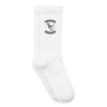 Let The Needle Wander Vinyl Record Lovers - Kids Tennis Socks - white - Right