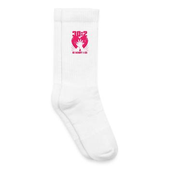 Instructeur de RCR Médecin d’urgence 30:2 est ce que je fais - Chaussettes de tennis bio enfant - blanc - Droite