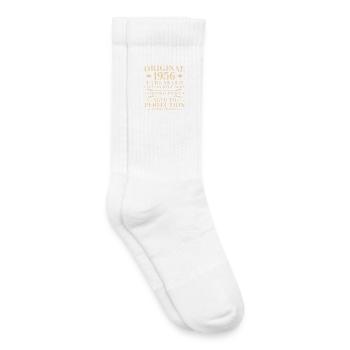 Original 1956 Jahrgang 70. Geburtstag - Kinder Tennissocken - Weiß - Rechts