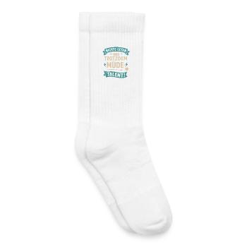 N’a rien fait et est toujours fatigué - Talent - Chaussettes de tennis bio enfant - blanc - Droite