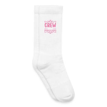 Enterrement de vie de garçon Équipe Mariée Enterrement de vie de jeune fille - Chaussettes de tennis bio enfant - blanc - Droite