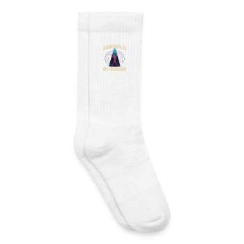 Dancing Is My Religion – Techno Rave - Kids Tennis Socks - white - Right